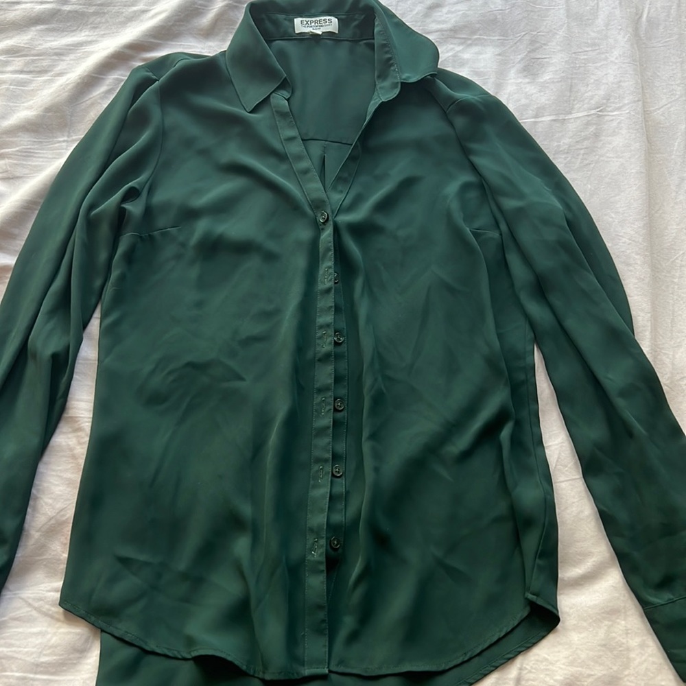 EUC emerald green slim fit portofino